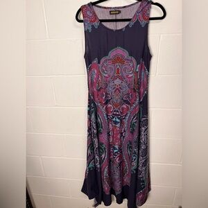 Gorgeous Multicolor Sleeveless Dress by Reborn Size L